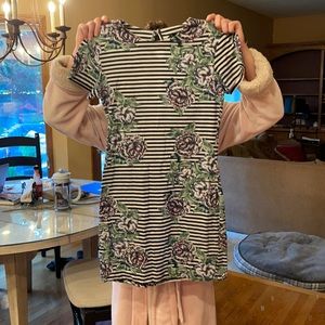 French Connection Floral and Striped Dress